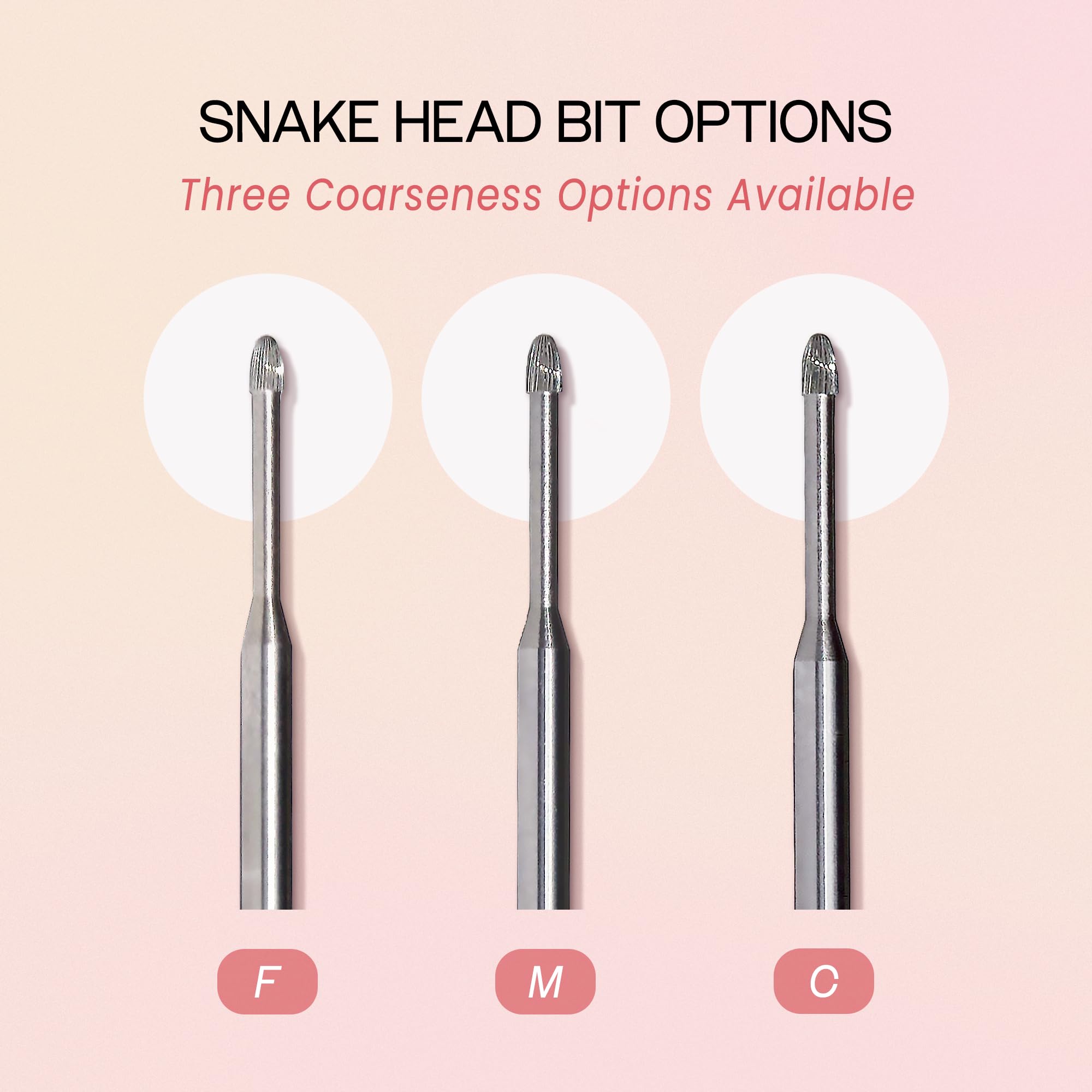 PANA two-way rotation feature enhances control during manicures.