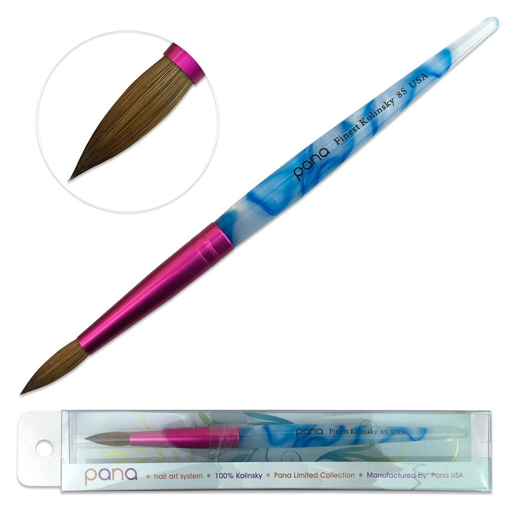 PANA USA acrylic nail brush with Kolinsky hair for precise application