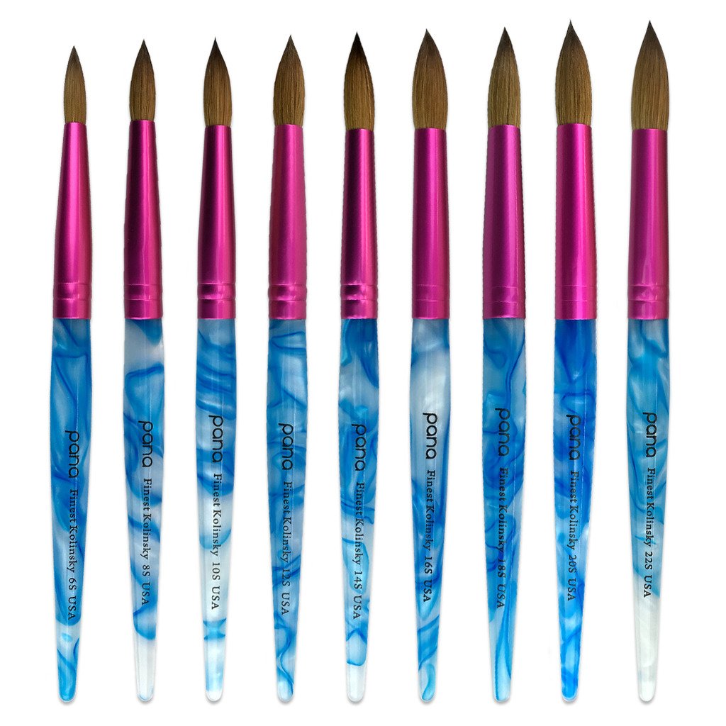 PANA acrylic nail brush on a stylish workstation look
