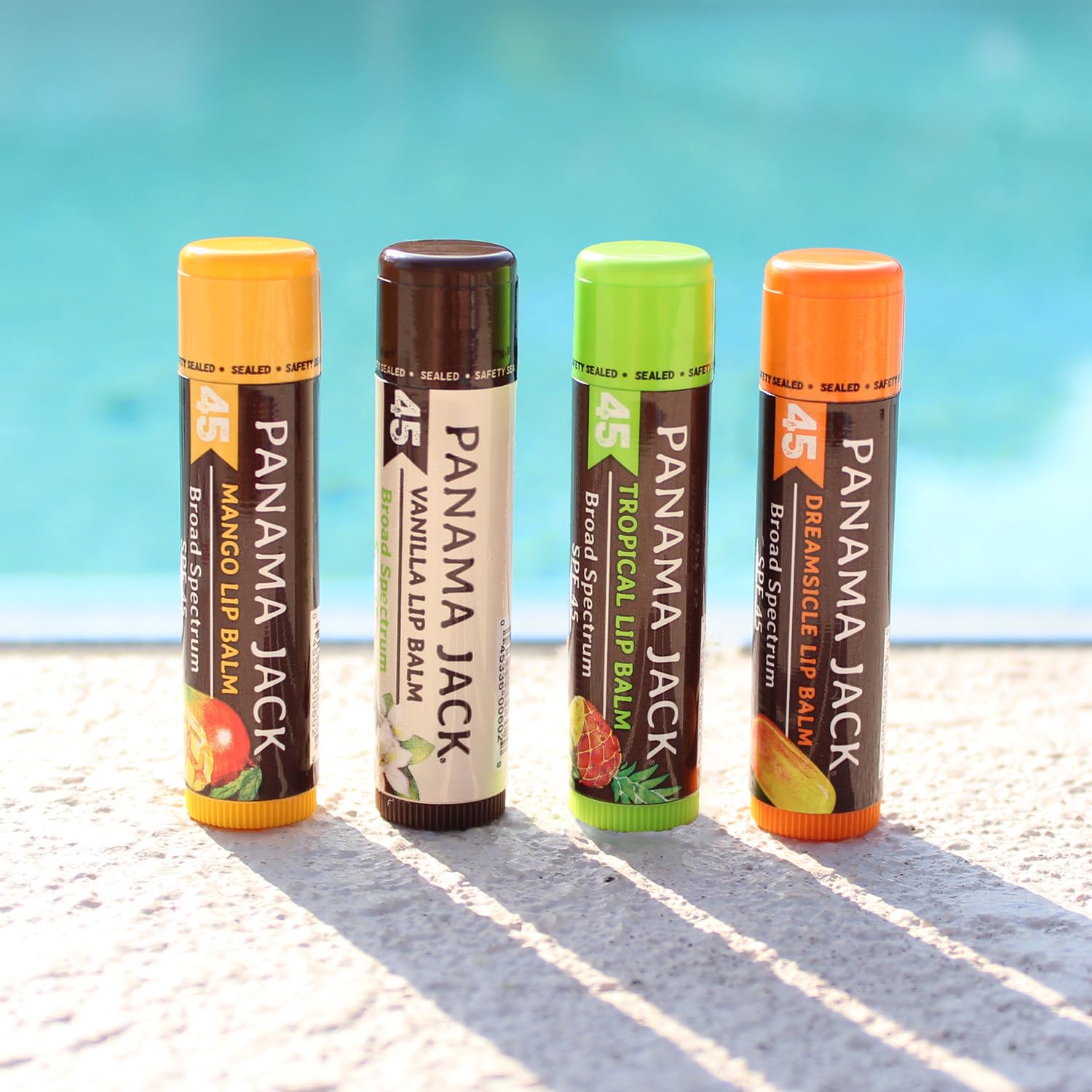 Panama Jack bálsamo labial mango SPF 45 para uso en exterior