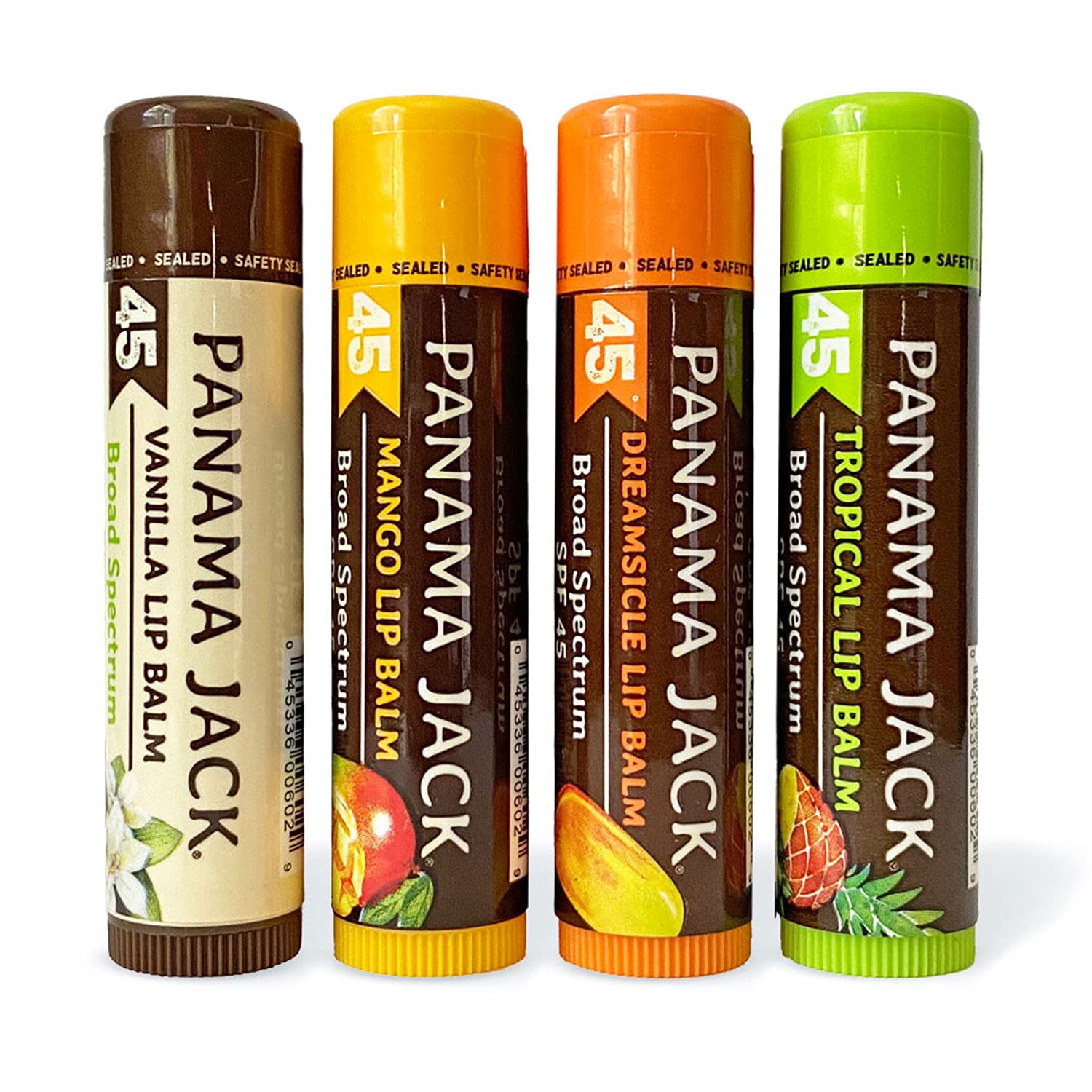Panama Jack bálsamo labial vainilla SPF 45 hidrata y protege labios sensibles