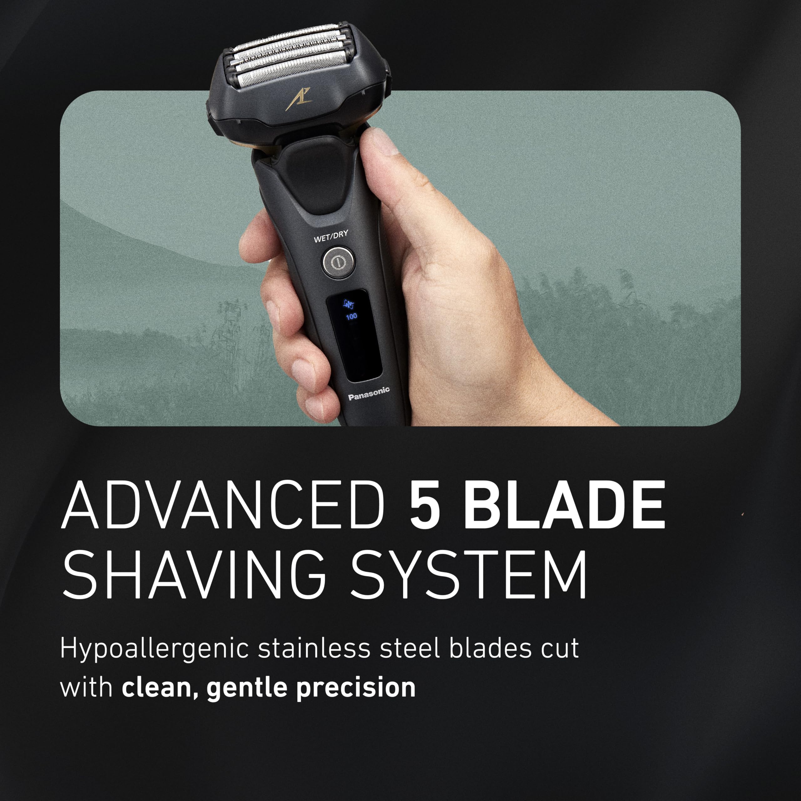 Panasonic Arc5 14,000 CPM motor speeds up daily grooming