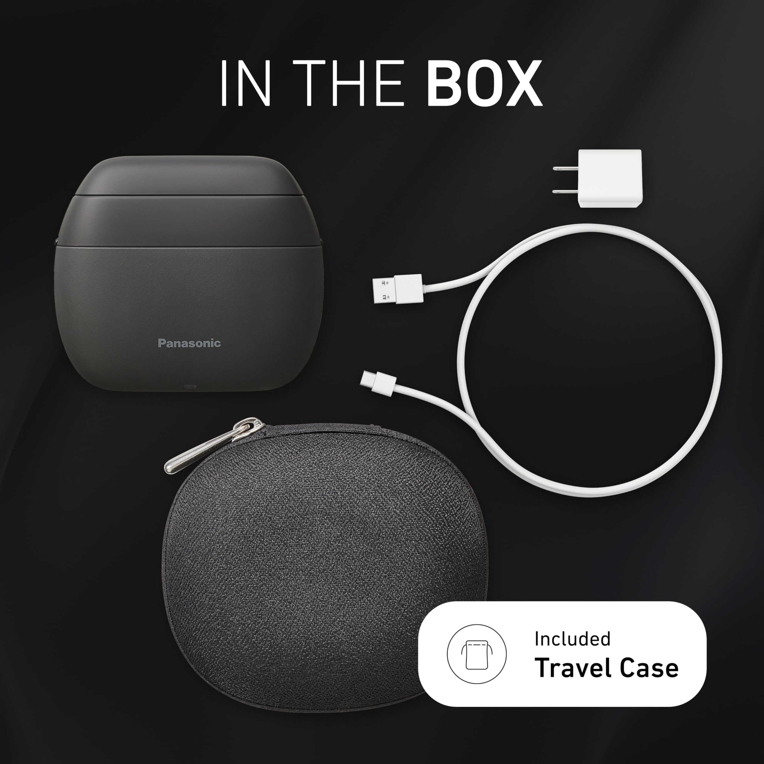 ARC5 travel case helps protect the shaver during trips.