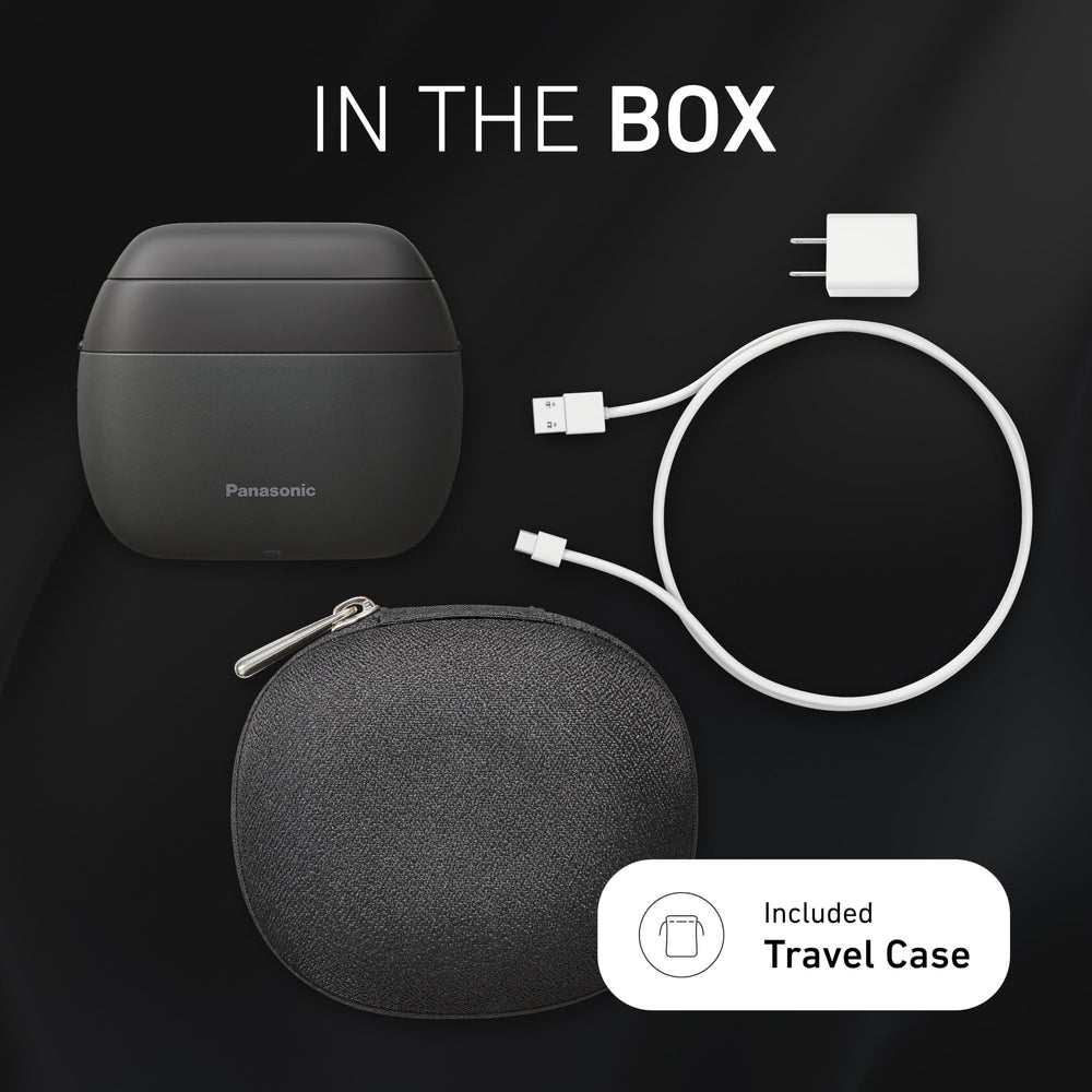 ARC5 travel case helps protect the shaver during trips.