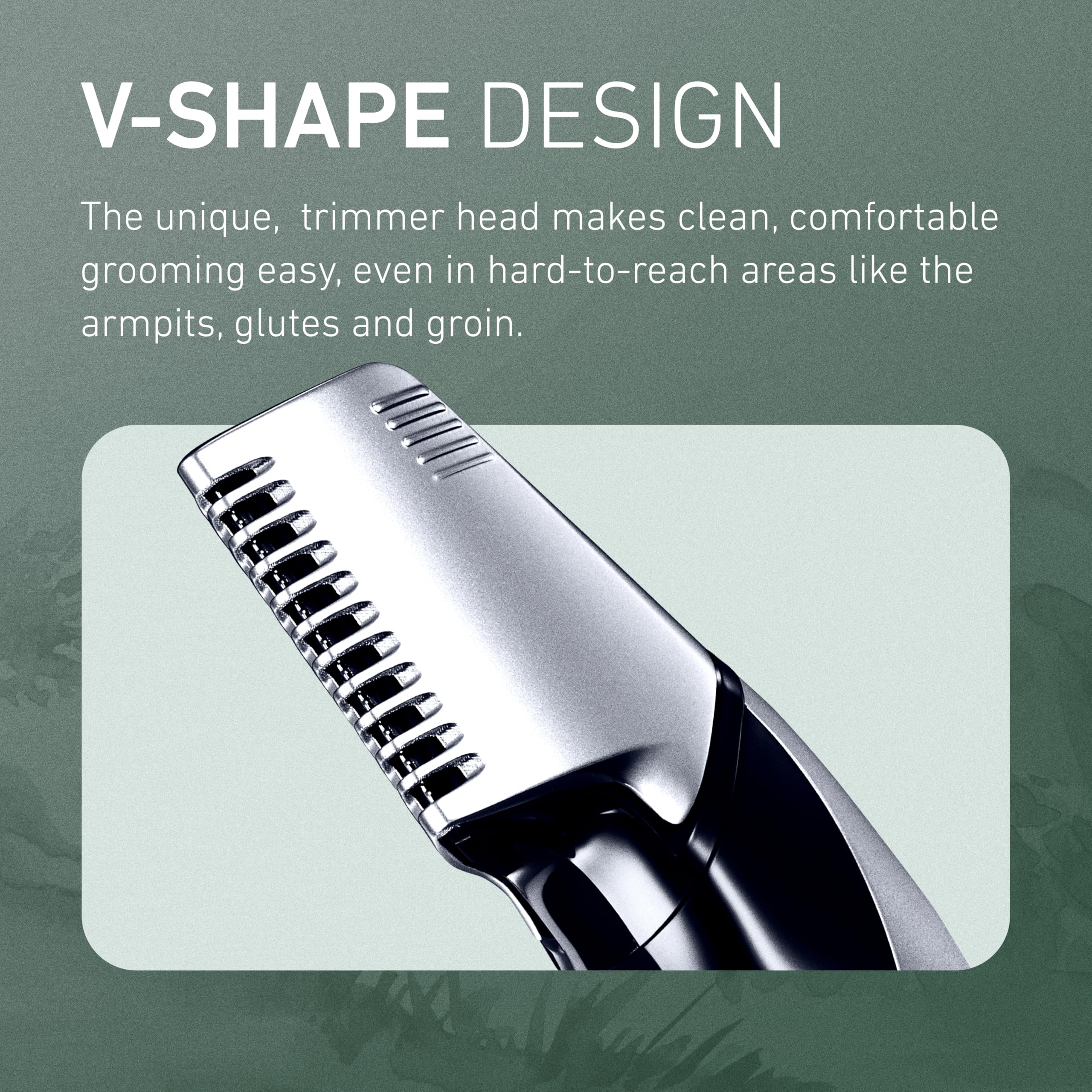 Panasonic ER-GK60-S I-shaped handle for precise control