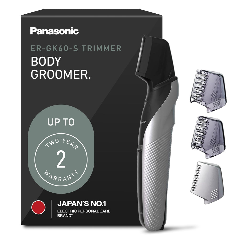 Panasonic ER-GK60-S trimmer head close-up for close, gentle grooming