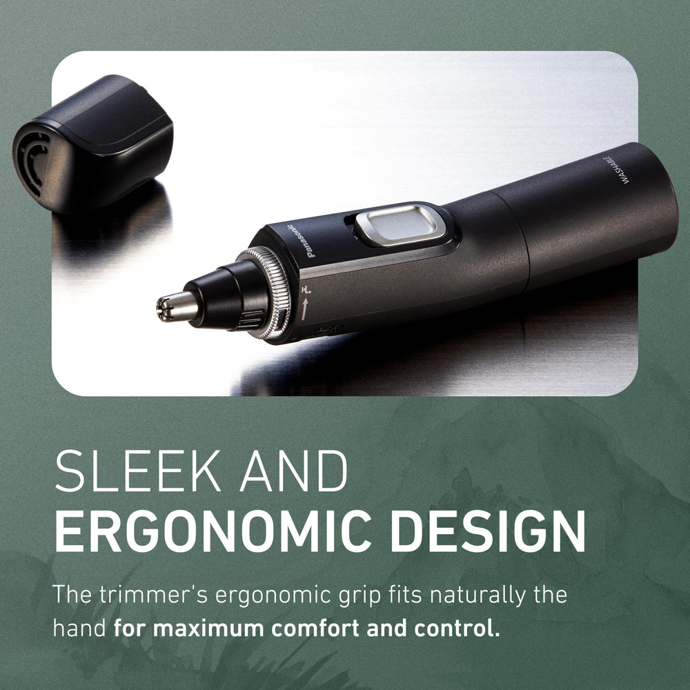 Panasonic ER-GN70-K ergonomic design fits comfortably in hand for precise control.