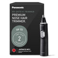 Panasonic ER-GN70-K Ear & Nose Hair Trimmer with Vacuum – Wet/Dry, Dual-Edge Blades