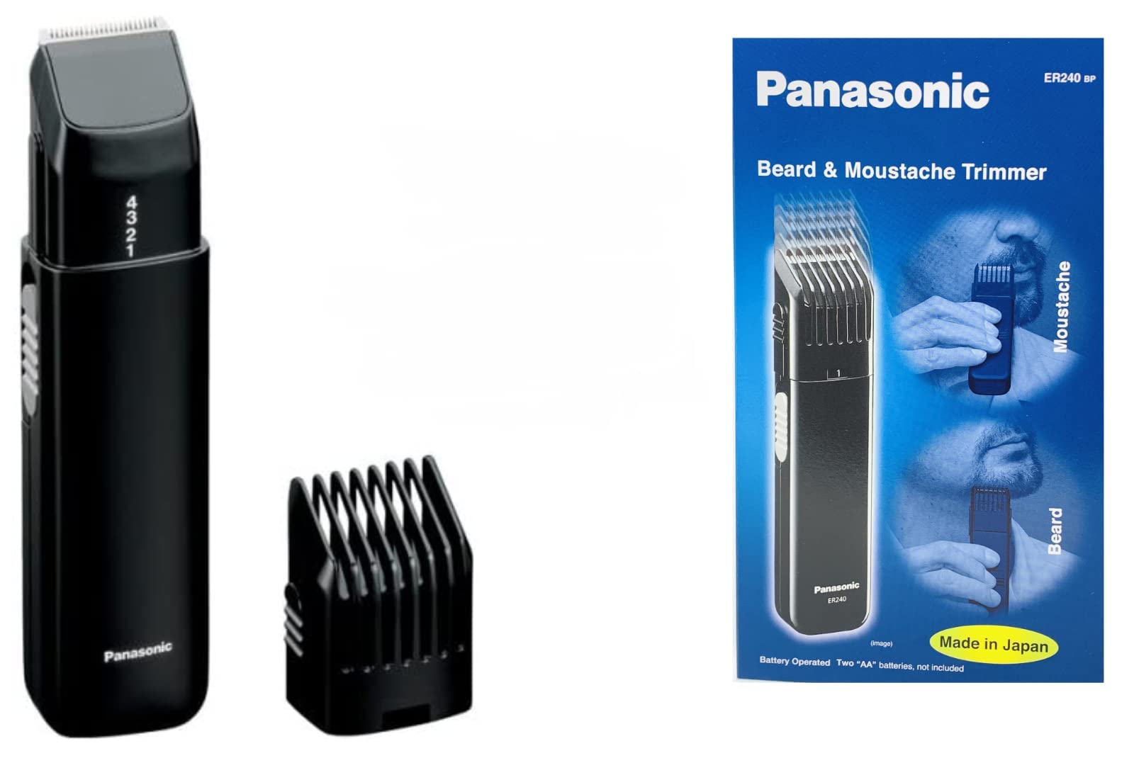 Panasonic ER240B includes trimming guide for consistent lengths
