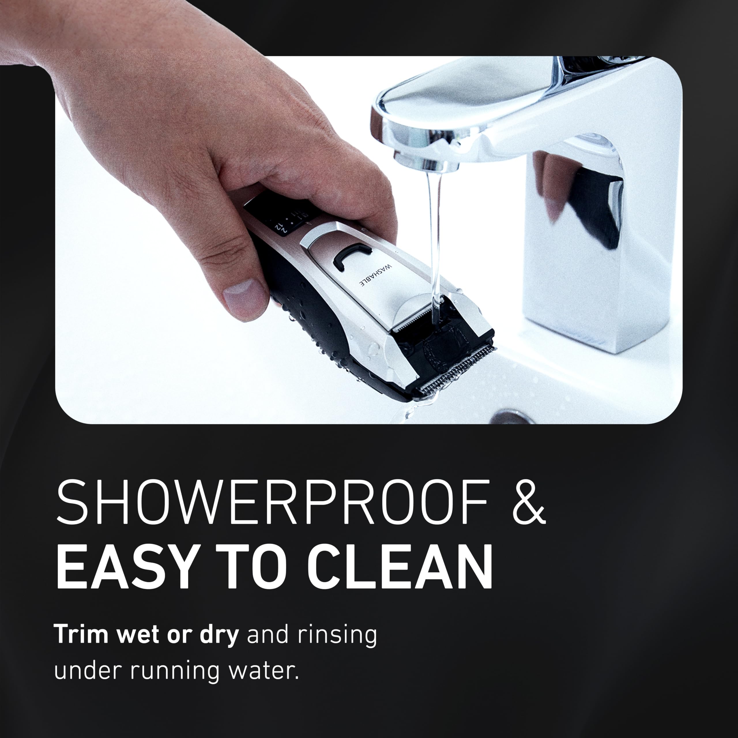 Panasonic ER-GB80-S hypoallergenic stainless-steel blades for sensitive skin.