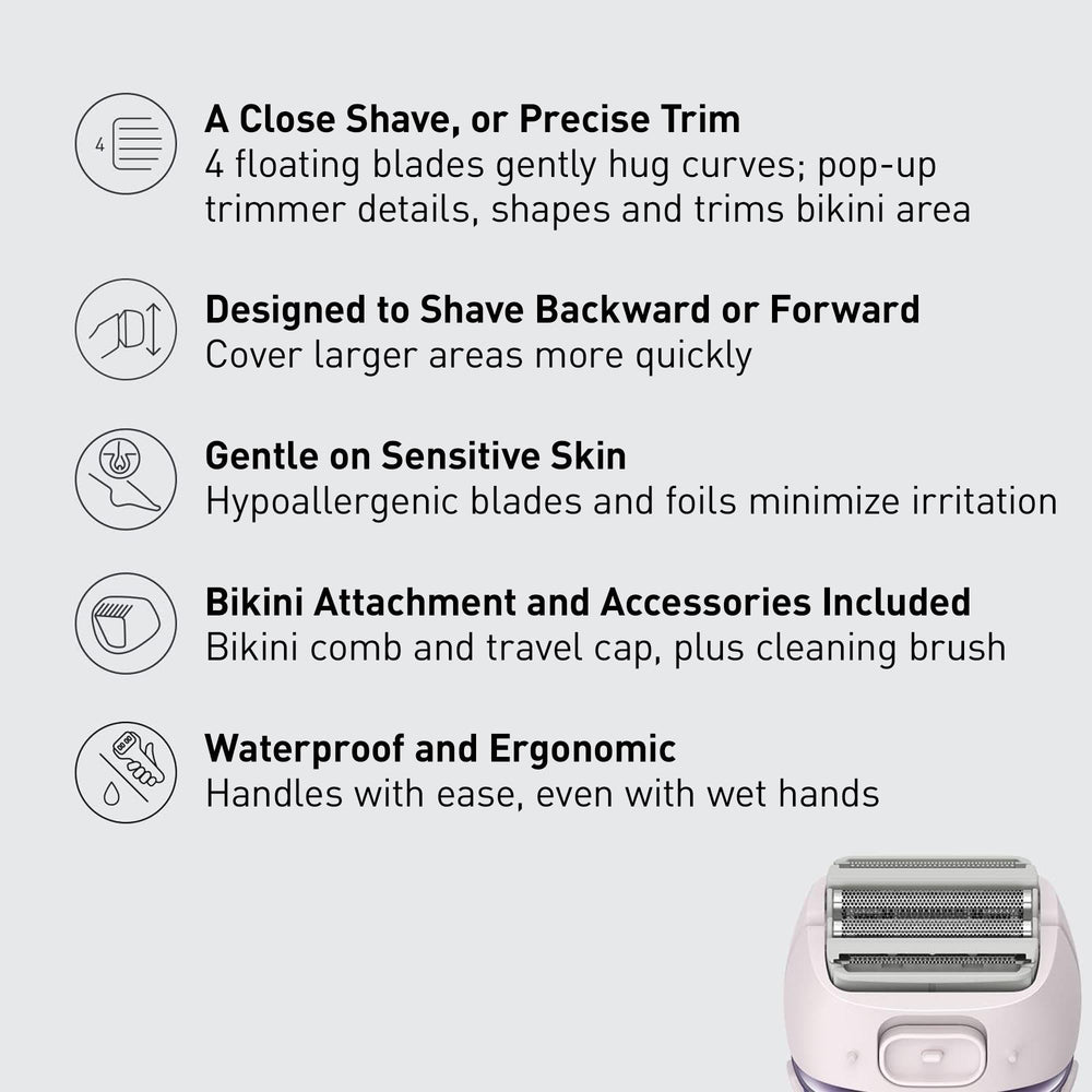 Panasonic ES-AWL8AV bikini-trimmer for precise shaping
