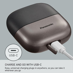 Panasonic ES-CM3A-K wet/dry use for shower or quick dry routines.