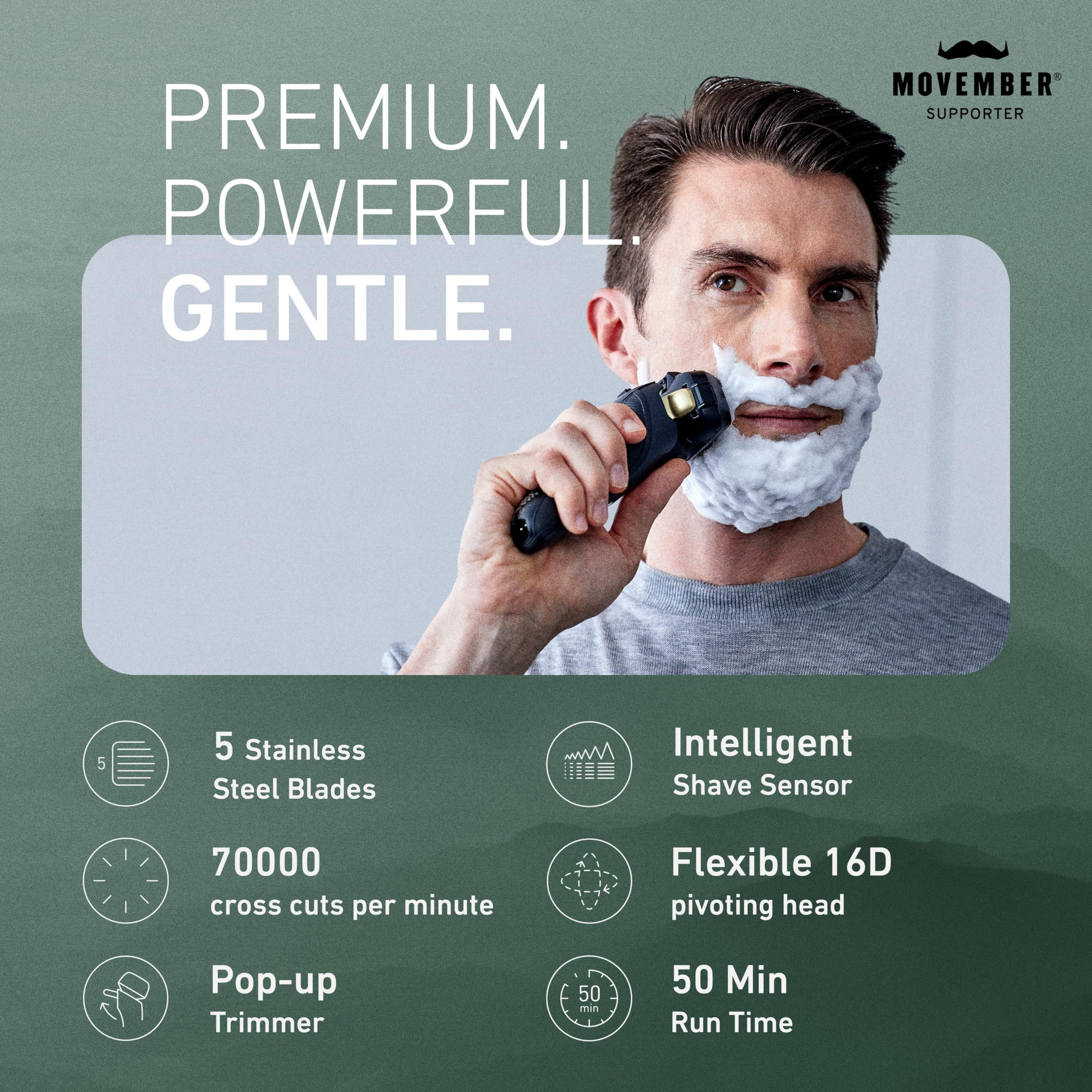 Panasonic LV97-K cleaning station charges and cleans the shaver