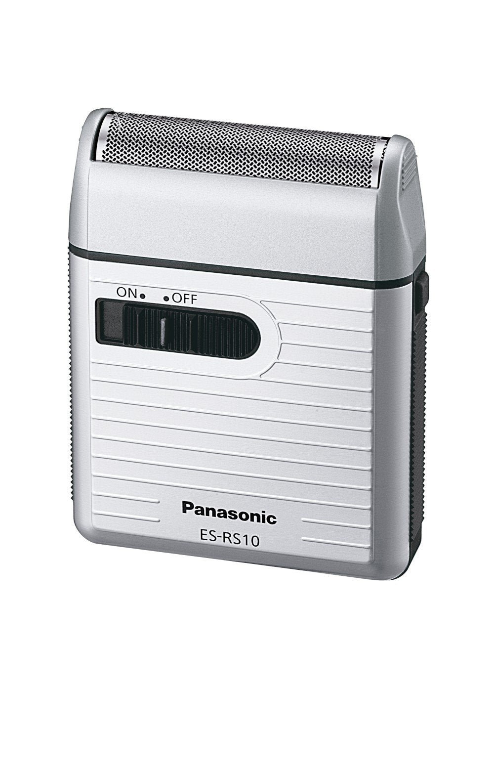 Panasonic ES-RS10-S travel shaver front view for portable grooming