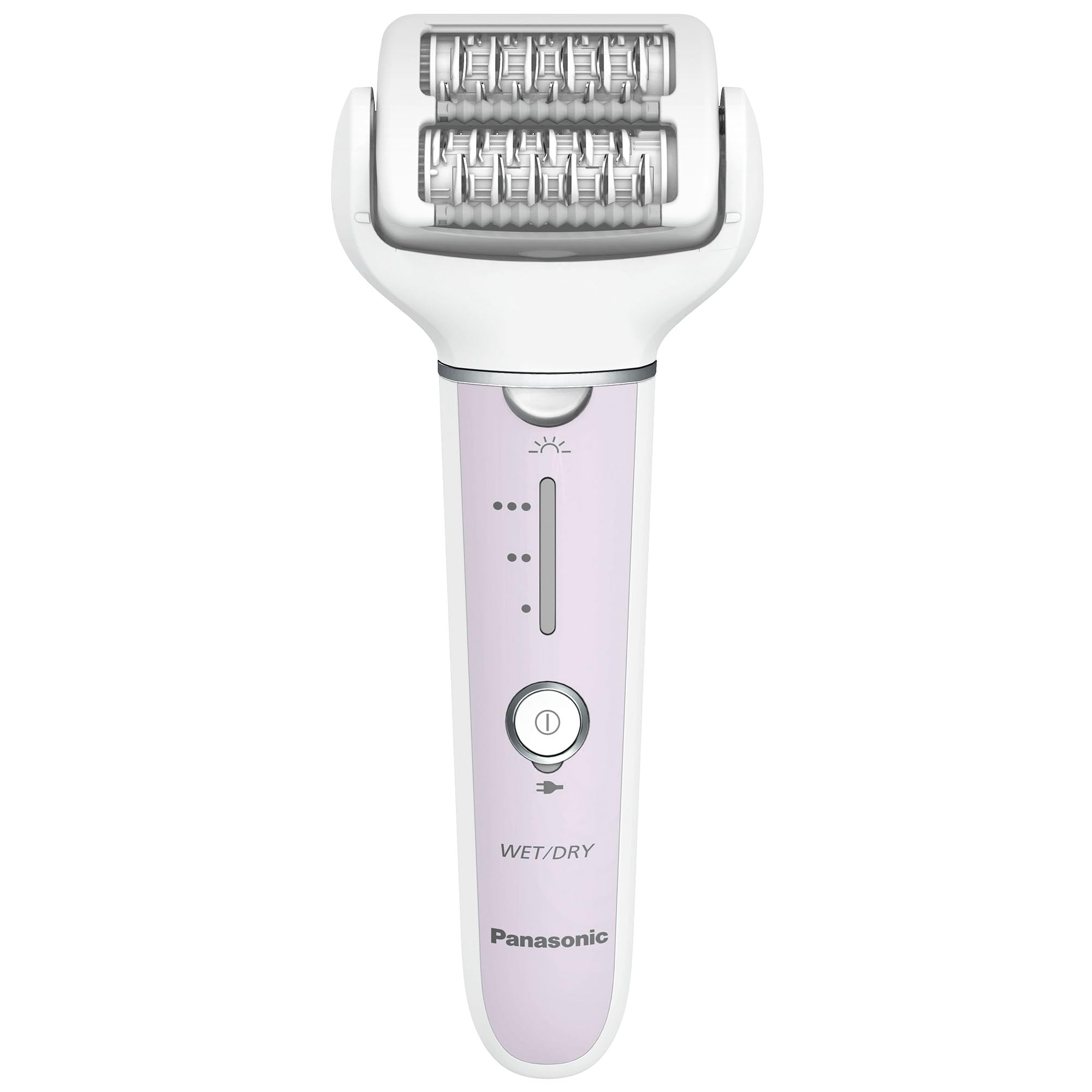 Panasonic ES-EY30 epilator head closeup with 60 tweezers for efficient removal