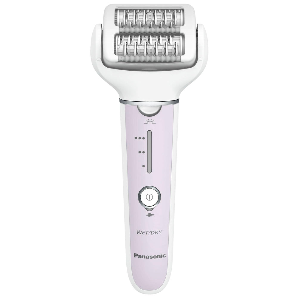 Panasonic ES-EY30 epilator head closeup with 60 tweezers for efficient removal