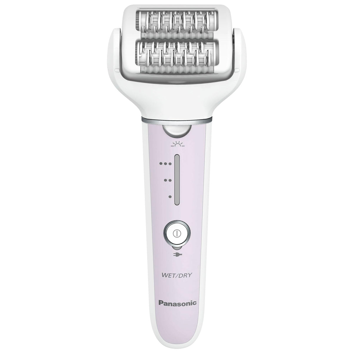 Panasonic ES-EY30 epilator head closeup with 60 tweezers for efficient removal