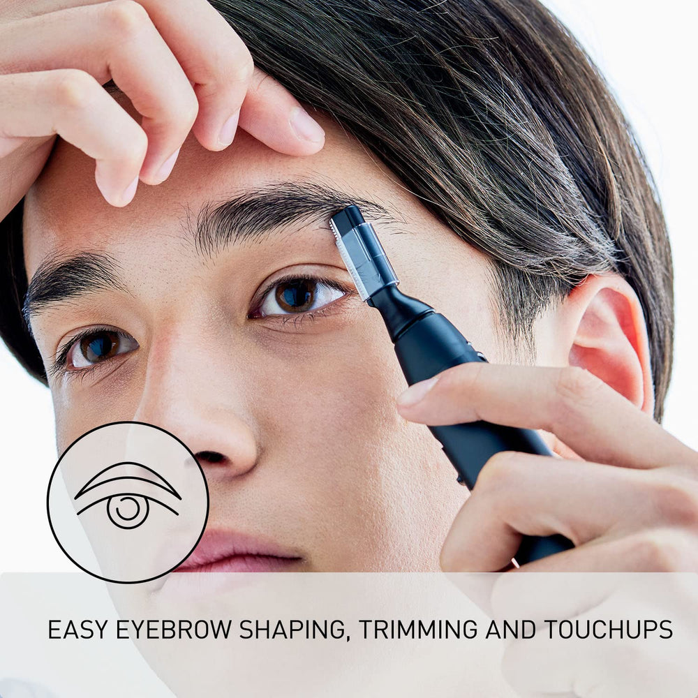 Panasonic GM40-K AA battery operation supports cordless grooming up to 180 minutes.