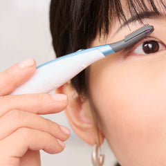 Panasonic heated eyelash curler comb circular teeth separate lashes