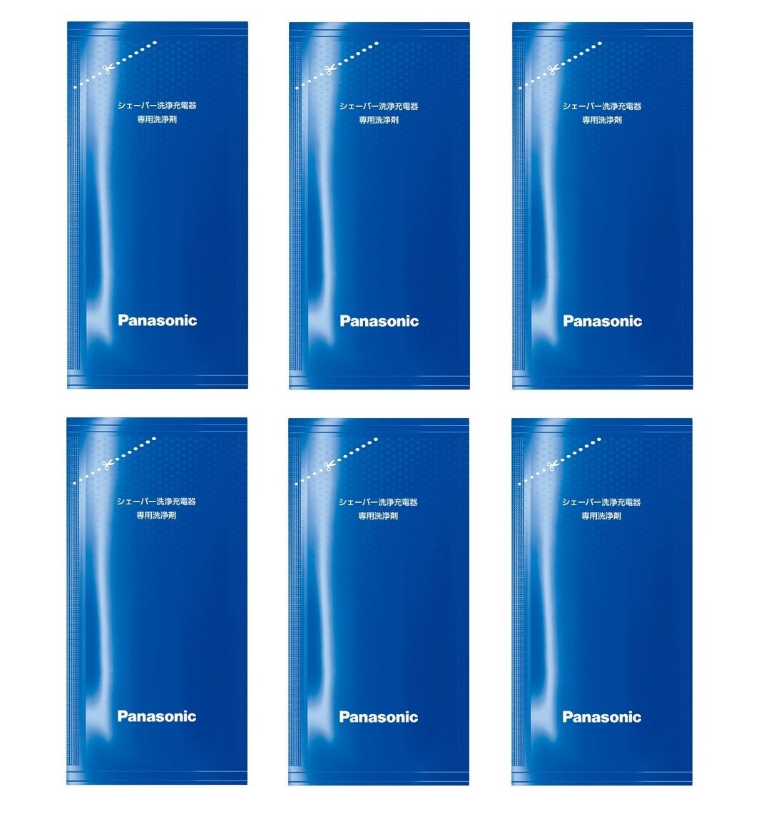 Close-up of Panasonic LAMDASH cleaner bottle with easy-to-use packaging.