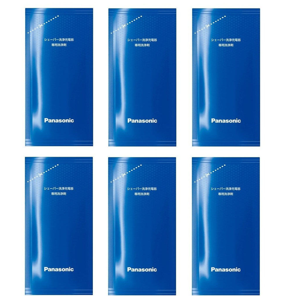 Close-up of Panasonic LAMDASH cleaner bottle with easy-to-use packaging.