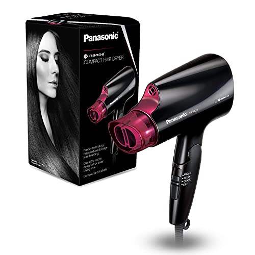 Panasonic EH-NA27-K sleek black and pink finish for modern appeal.