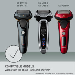 Panasonic WES9032P installation guide illustrating quick, tool-free replacement