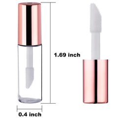 Pangda lip gloss tube with rubber insert to prevent leaks