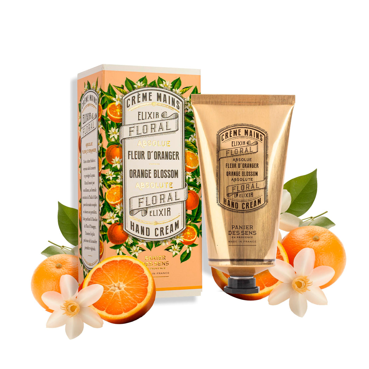 Panier des Sens crema de manos con orange blossom y aceite de oliva para hidratación duradera