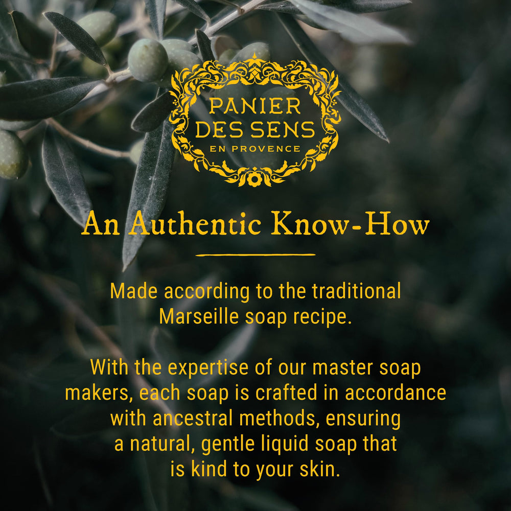 Panier des Sens natural ingredients label emphasizing 97% natural formula.