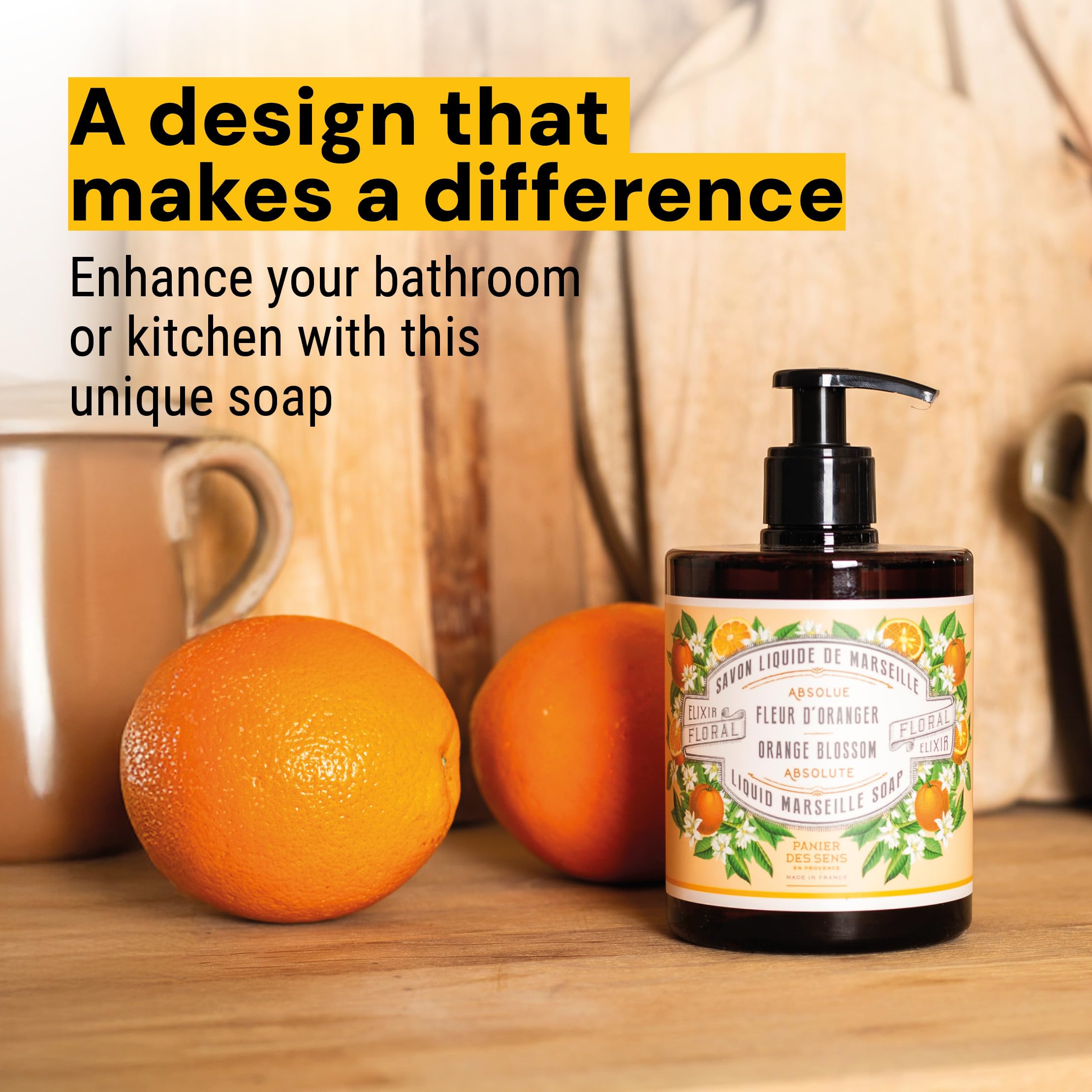 Panier des Sens Provence fragrance close-up conveying fresh orange blossom scent.