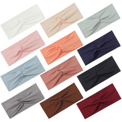 Panleding bandas elásticas para la cabeza en 12 colores, ideales para peinados y sudor.