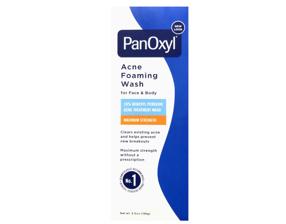 PanOxyl 10% Lavado Espumoso: textura densa de espuma para eliminar grasa e impurezas