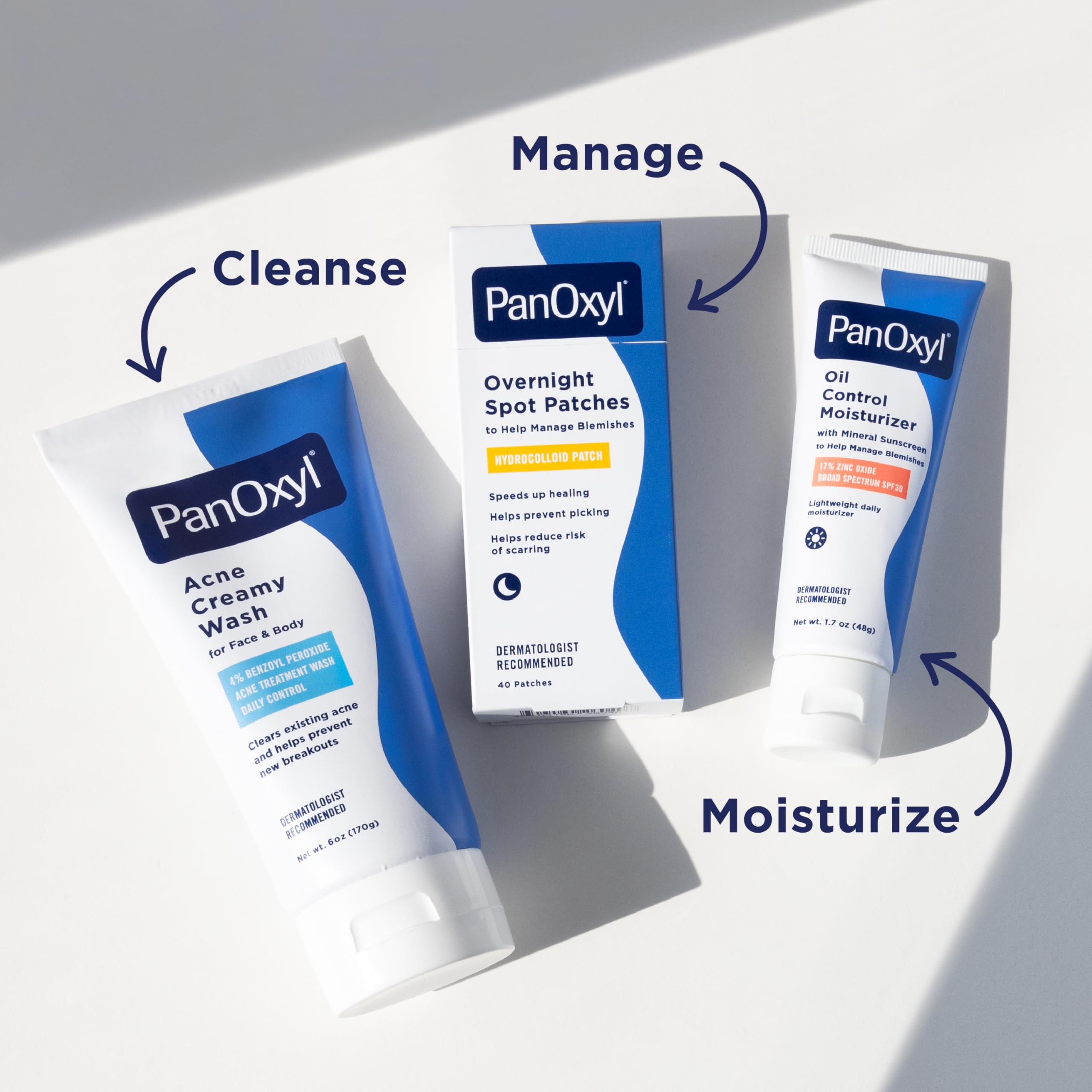 PanOxyl AM Control: rutina diaria ideal para piel con tendencia acneica.