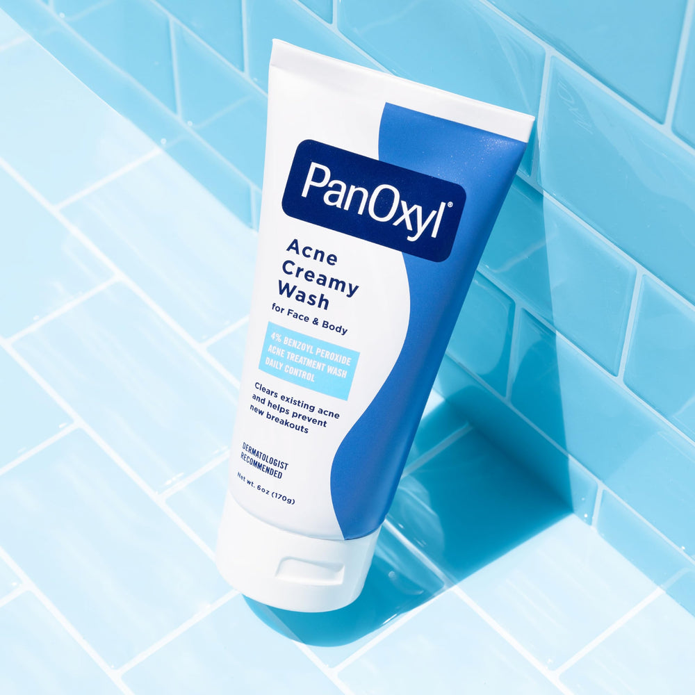 PanOxyl: envase de 170 g listo para uso diario.