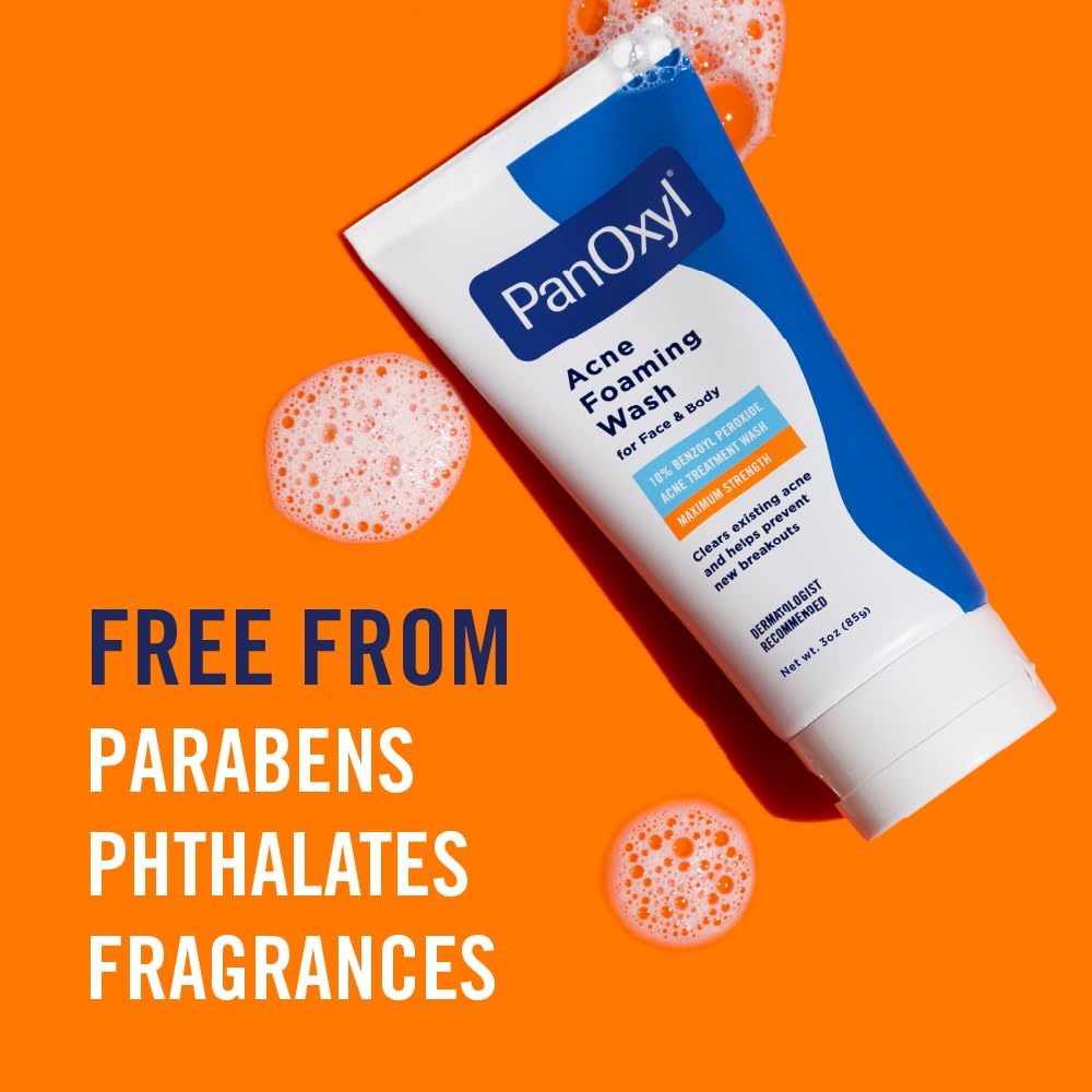 PanOxyl envase compacto para viaje, ideal para cuidado diario.