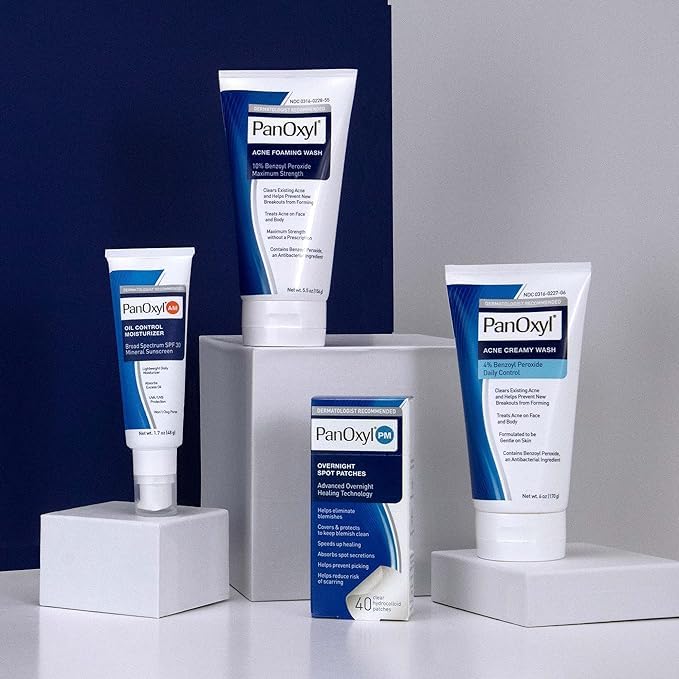 PanOxyl PM parche hecho en EE.UU. para calidad y seguridad.