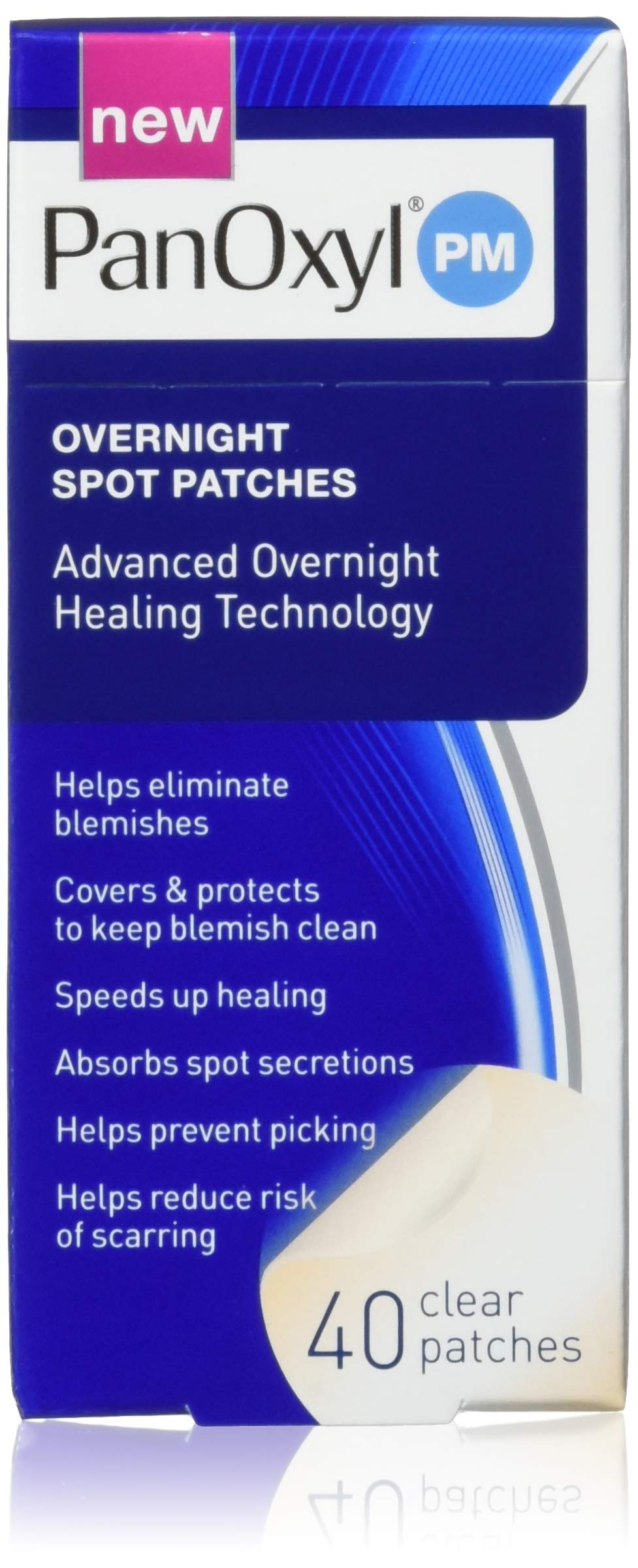 PanOxyl PM parche hidrocoloide de 9mm protege la zona afectada durante la noche y absorbe fluidos.