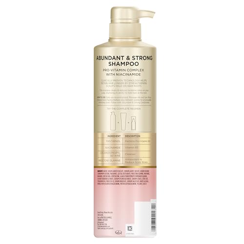 Pantene Abundante y Fuerte envase reciclable, cuidado del cabello y del planeta