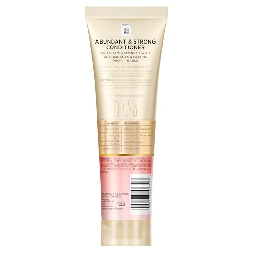 Envase y caja de Pantene Abundante y Fuerte, presentación práctica.