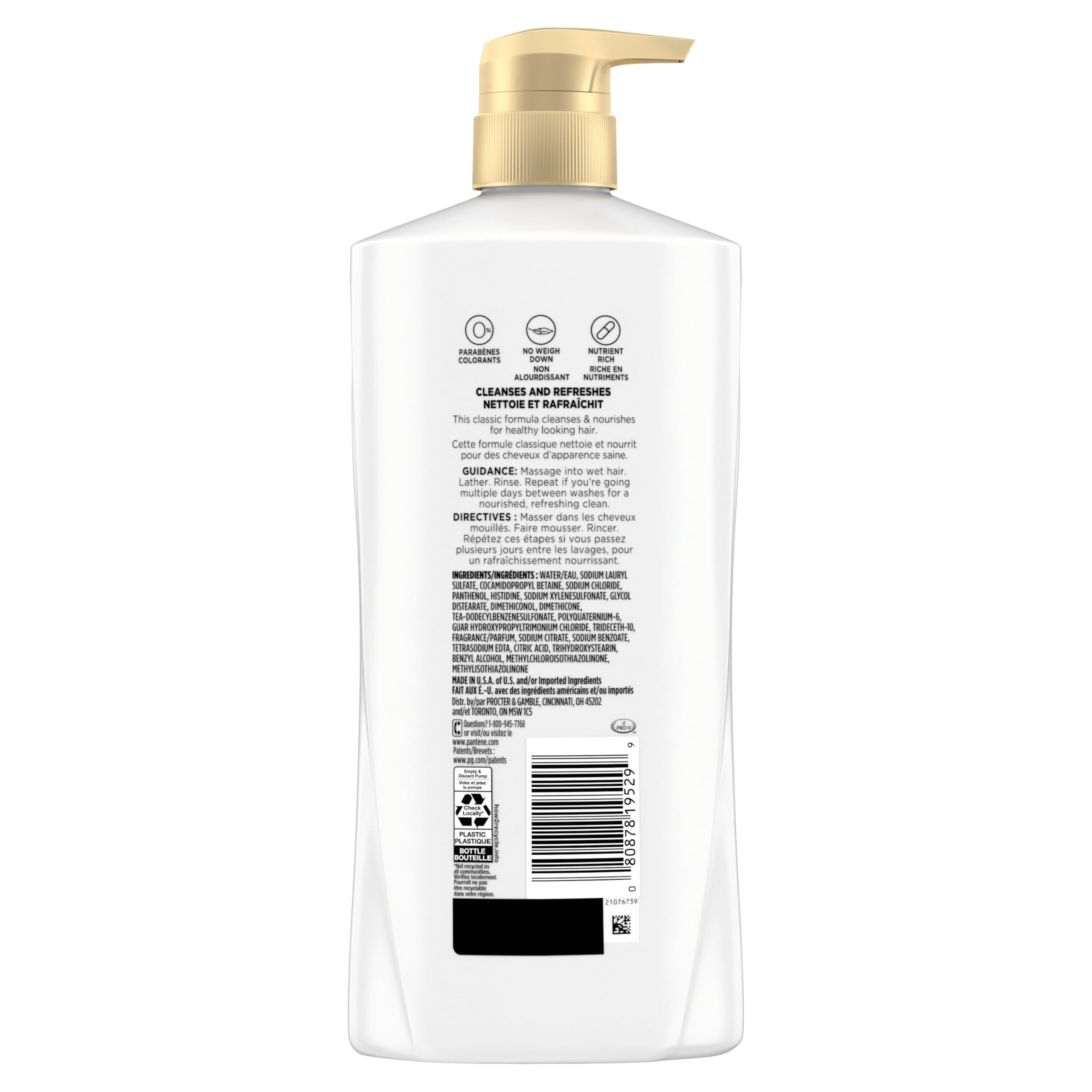 Pantene Antioxidants Pro-V Balance captioned to suggest protection and nourishment