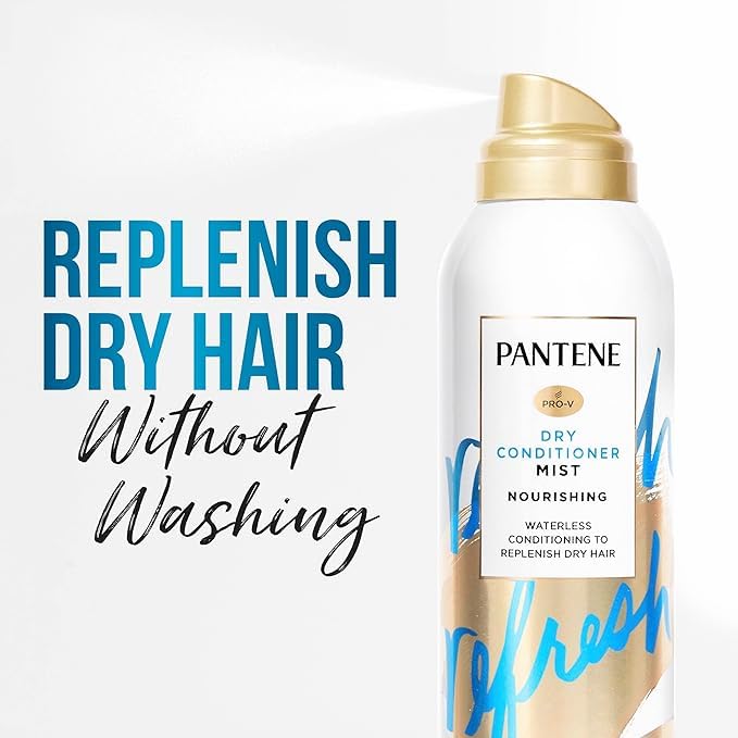 Pantene bruma seca para cabello seco: aplicación rápida y sin lavar.