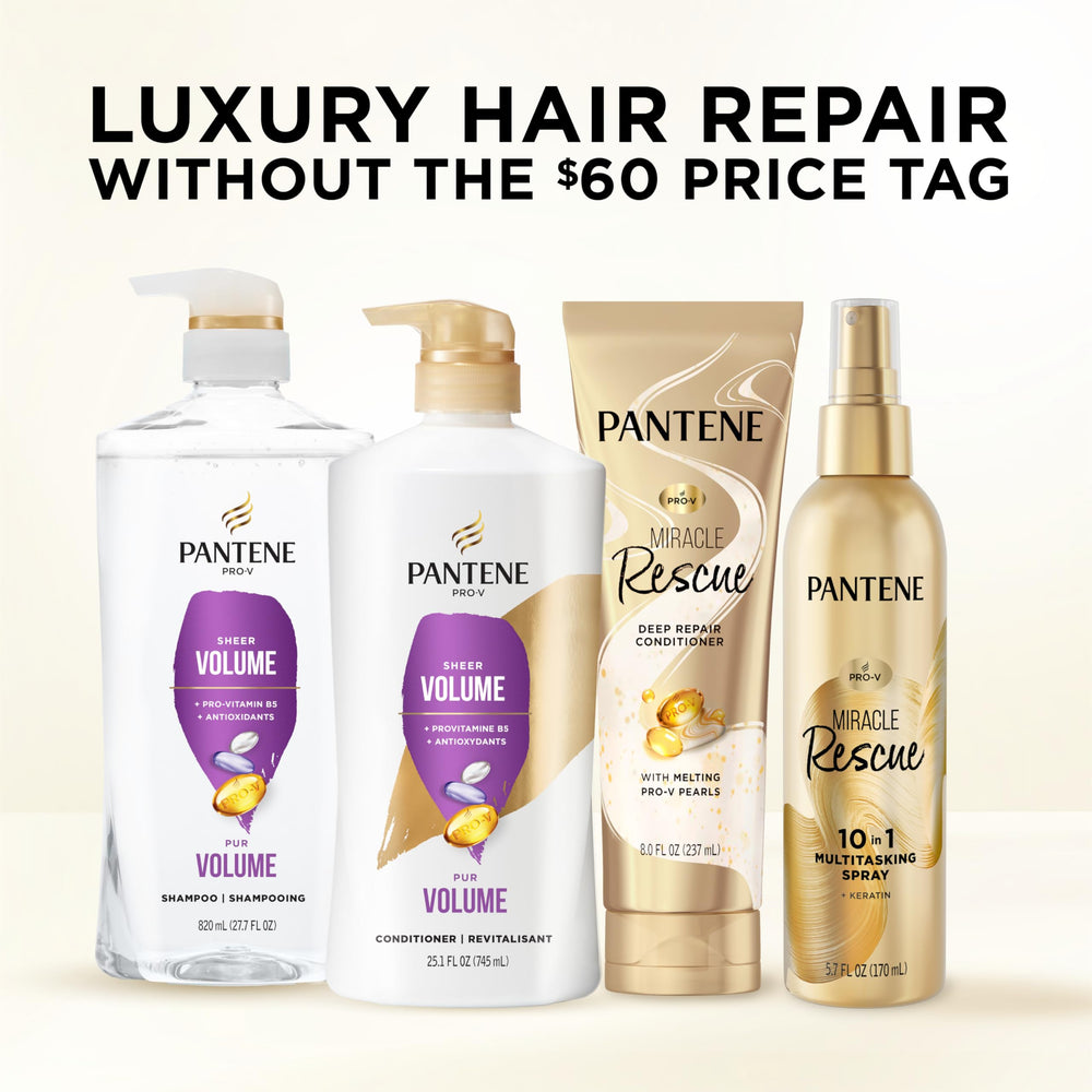 Champú Pantene con protección de color para uso diario.