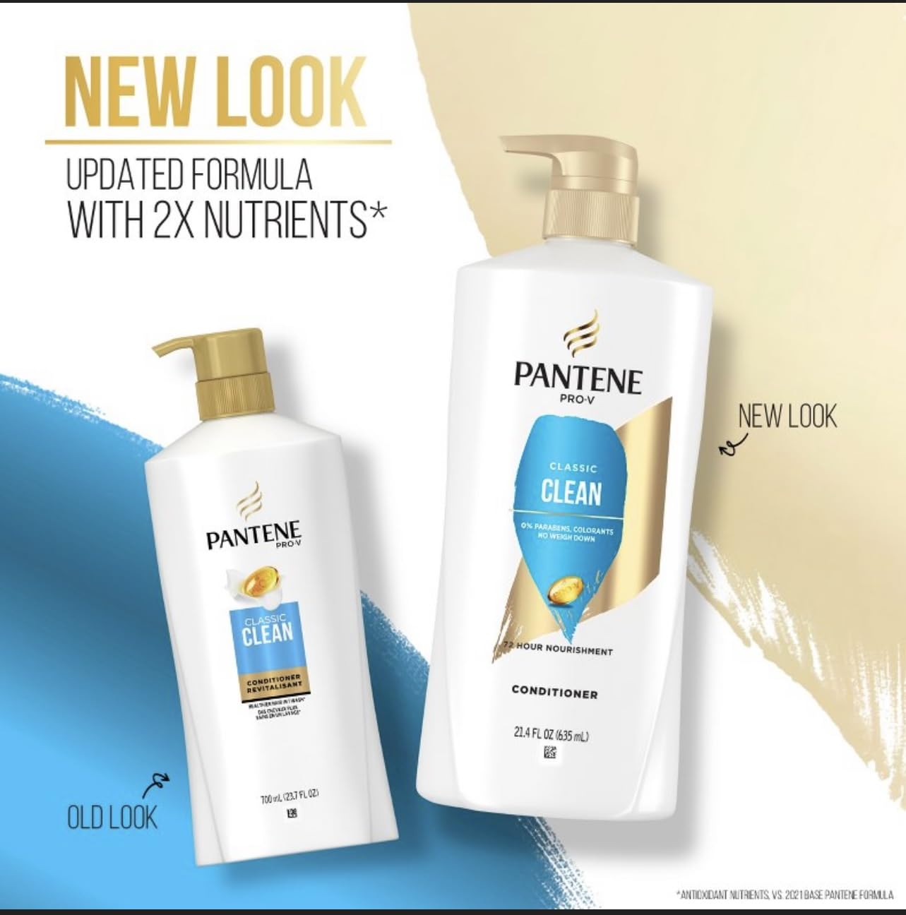 Pantene Classic Clean Conditioner used with Pantene shampoo system for harmonious routine.