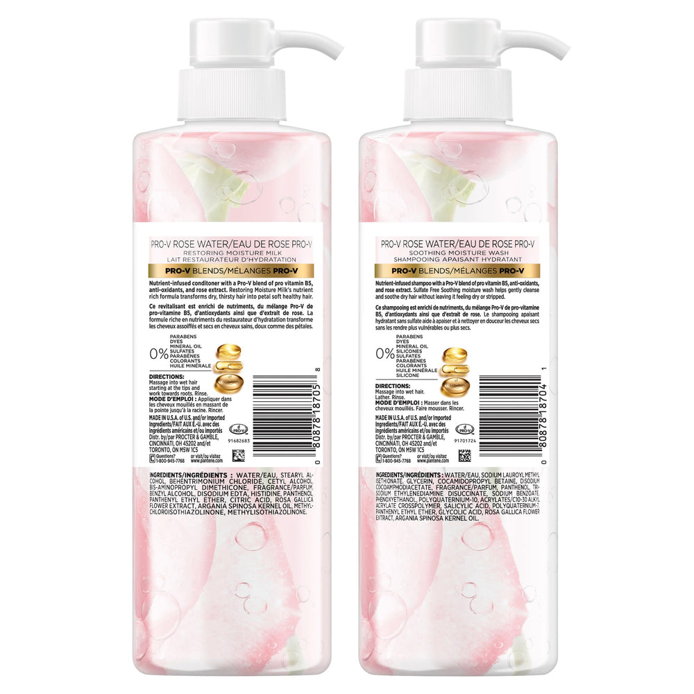 Color-safe Pantene set packaging designed for everyday hair care routines
