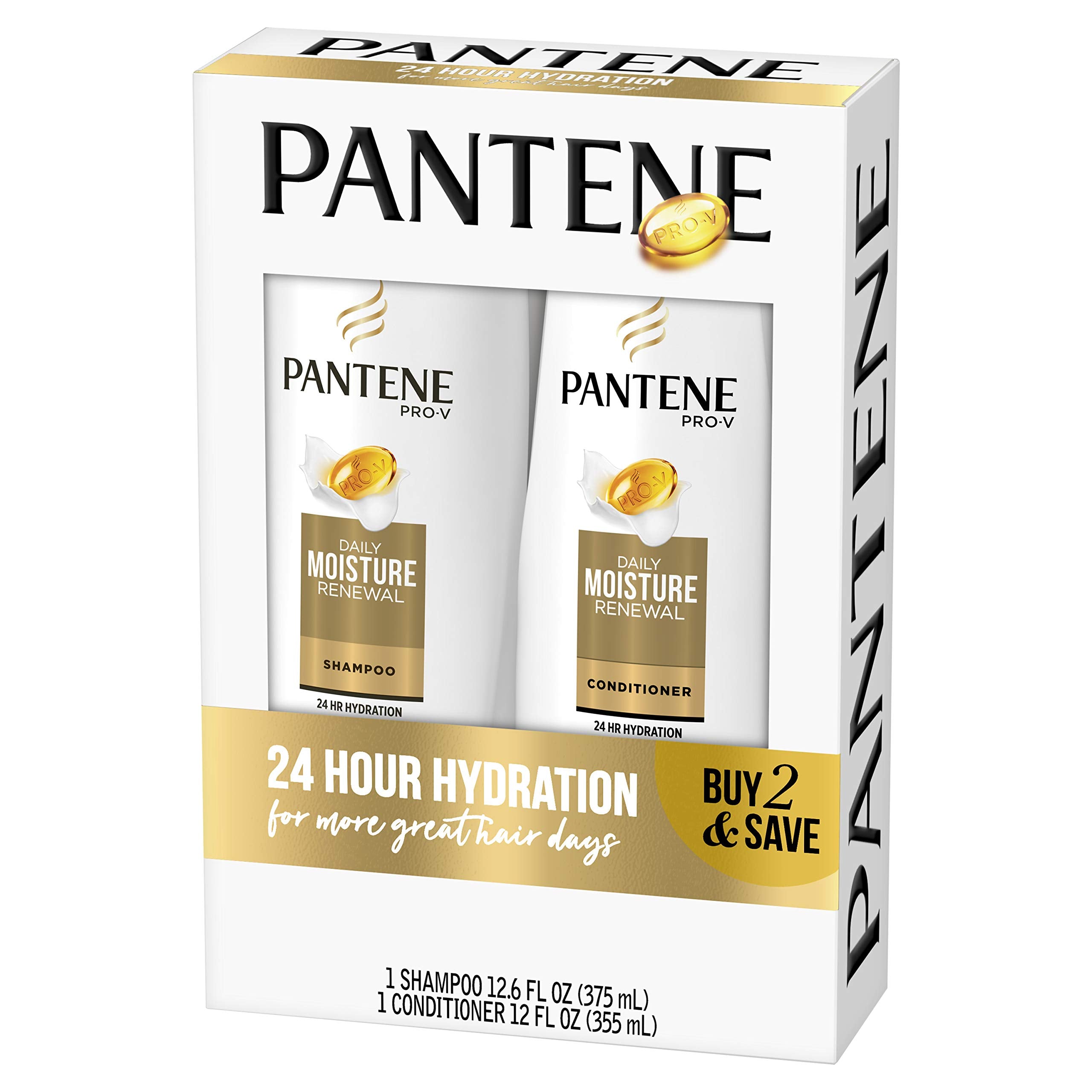 Pantene Daily Moisture Renewal conditioner tube ready for smooth, manageable hair.