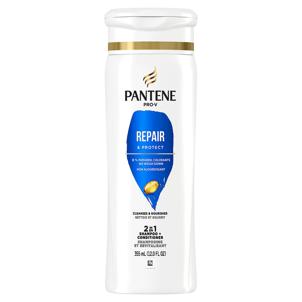 Pantene 2 en 1, desenredo suave tras el lavado.