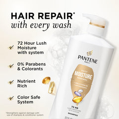 Pantene Pro-V: etiqueta visible para cuidado nutritivo