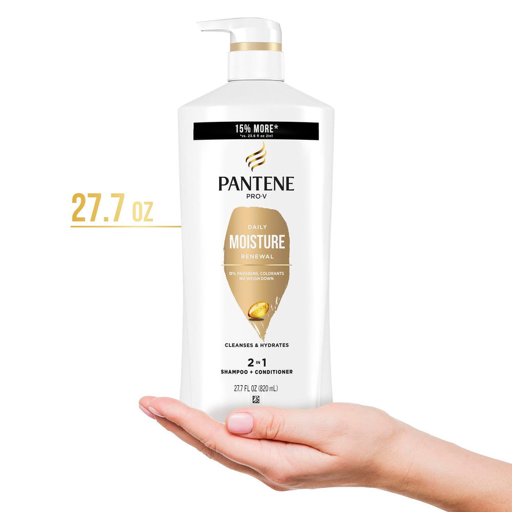 Cabello hidratado tras cada lavado gracias a Pantene