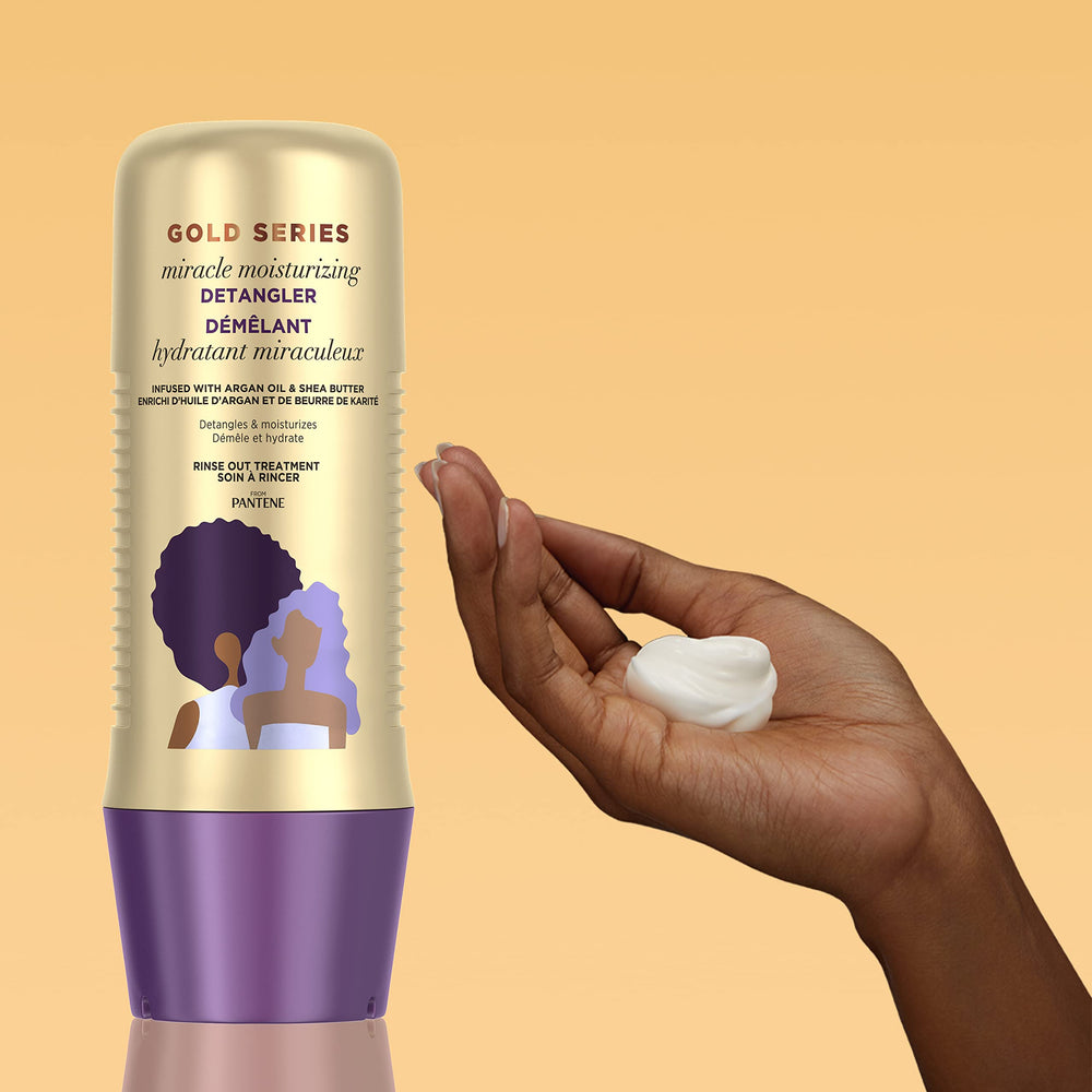 Pantene Gold Series Envase de 8 onzas listo para uso diario.